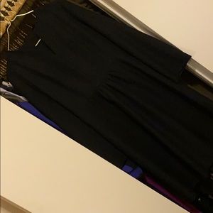 Vintage black midi dress